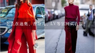 怎么在迪奥、香奈儿、LV等官网买衣服？