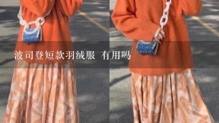 波司登短款羽绒服 有用吗