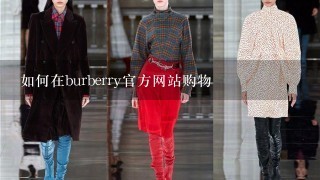 如何在burberry官方网站购物