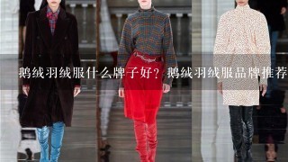 鹅绒羽绒服什么牌子好？鹅绒羽绒服品牌推荐