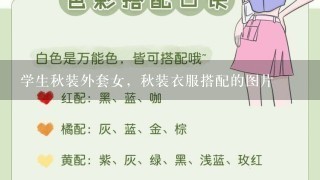 学生秋装外套女，秋装衣服搭配的图片