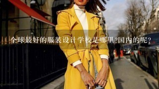 全球最好的服装设计学校是哪里?国内的呢?