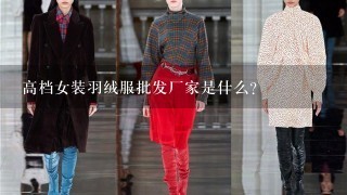 高档女装羽绒服批发厂家是什么？