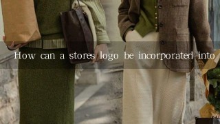 How can a stores logo be incorporated into a websites design?